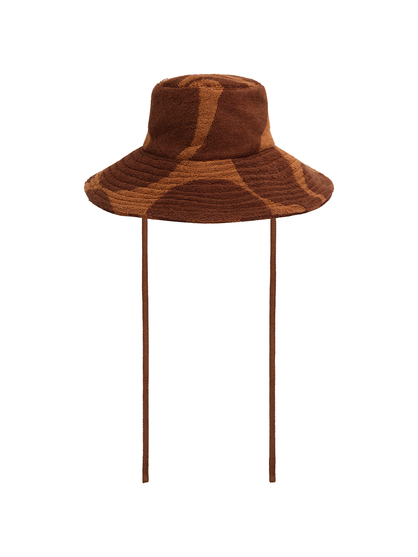 Towelling Sun Hat | Wave Umber