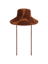 Towelling Sun Hat | Wave Umber