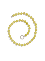 Eve Necklace | Lemon Agate Silver