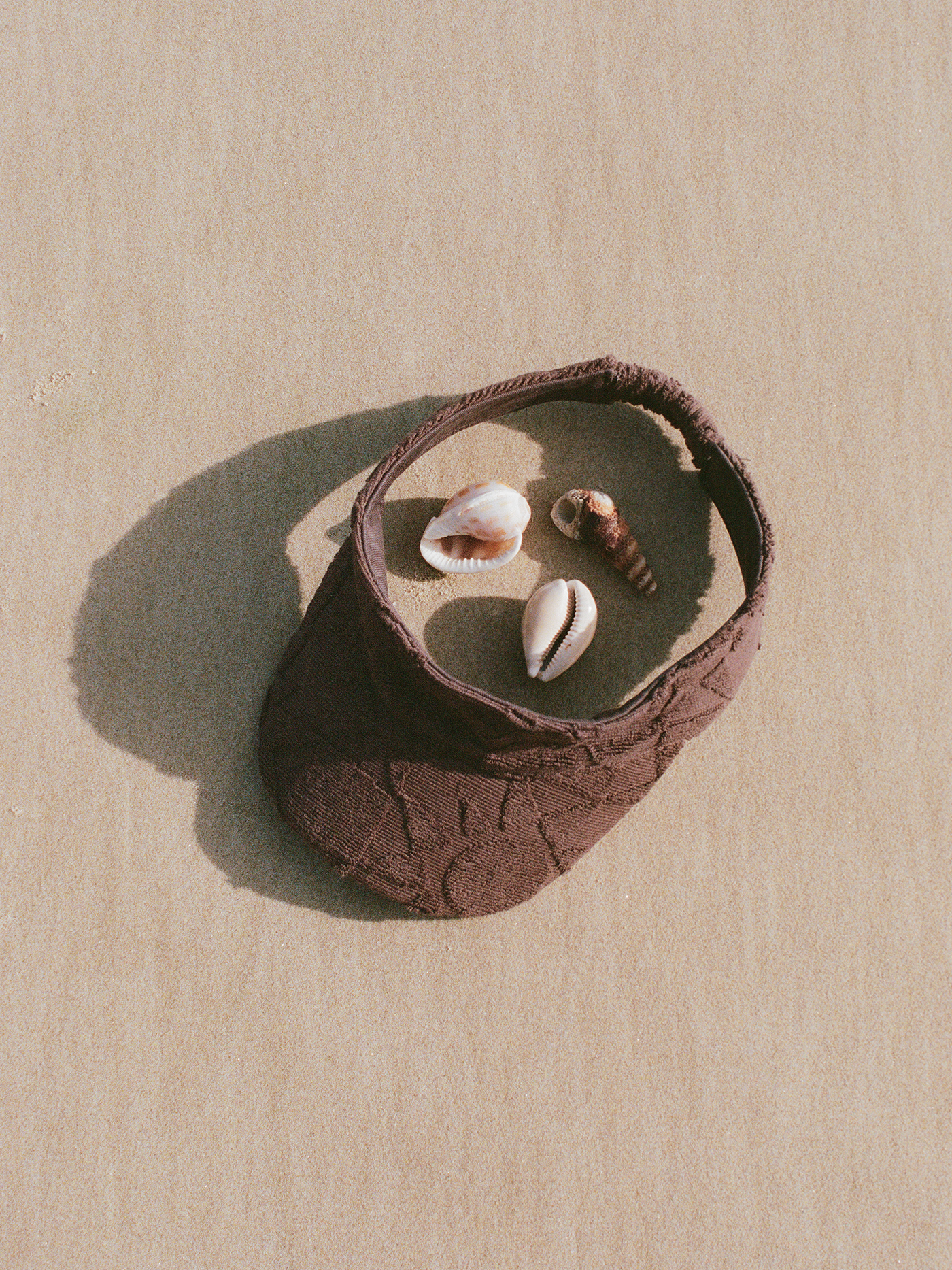 Towelling Visor | Solstice Truffle