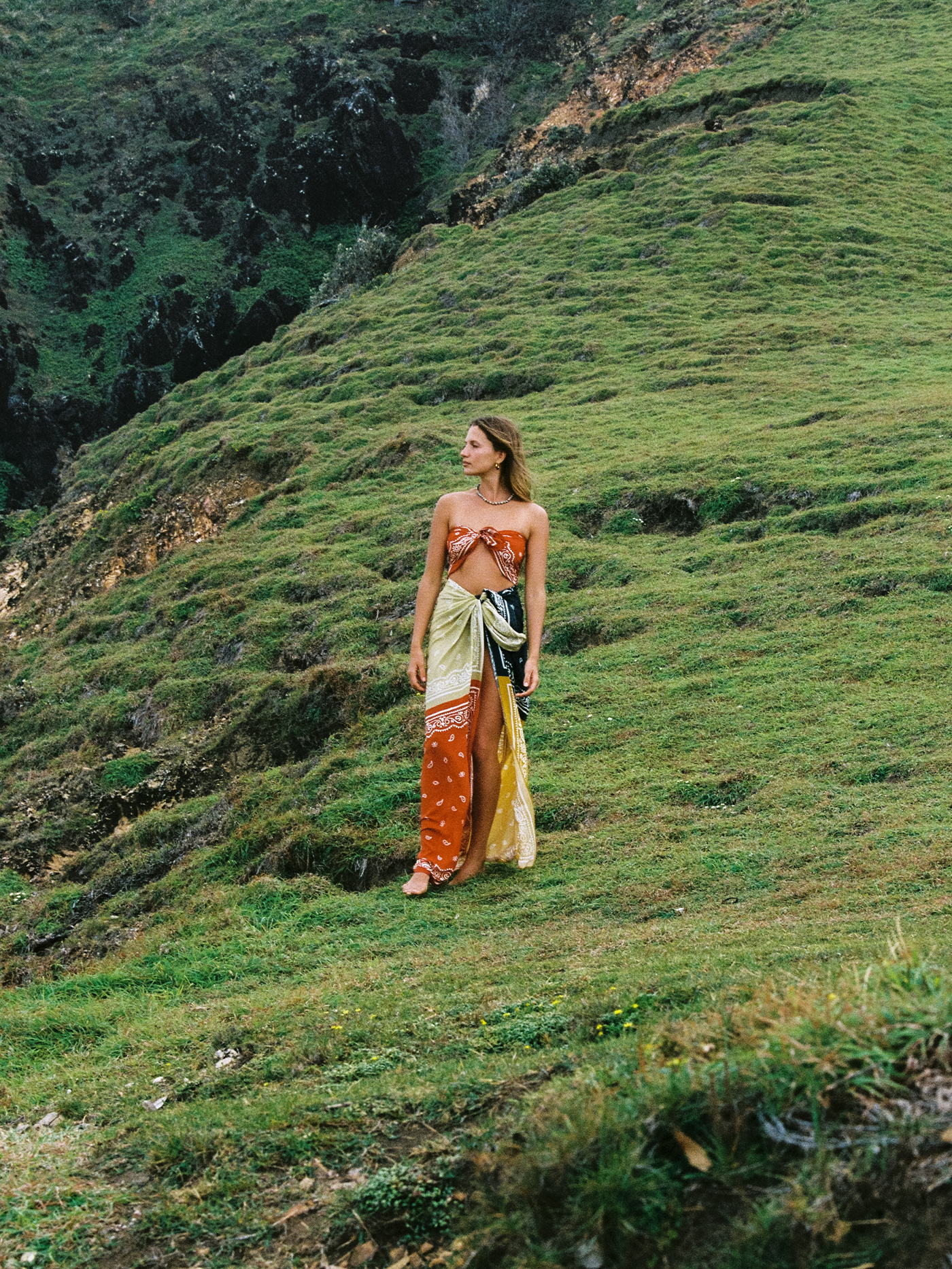 Square Pareo | Bandit Tile Silk