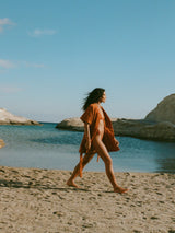 Towelling Mini Robe | Kin Clay