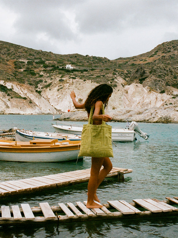 Towelling Tote | Kin Aloe