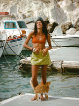 Towelling Wrap Skirt | Kin Aloe