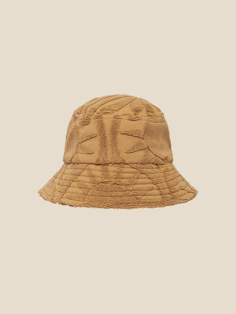 Sundown Towelling Bucket Hat | Cinnamon