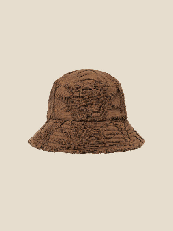 Sundown Towelling Bucket Hat | Espresso