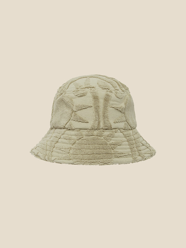 Sundown Towelling Bucket Hat | Sage