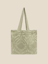 Sundown Towelling Tote | Sage