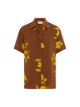 Isla Shirt | Tulp Carob Silk