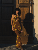 Paloma Dress | Tulp Carob Silk