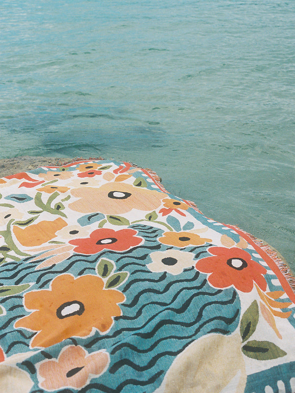 Woven Blanket | Flower Market