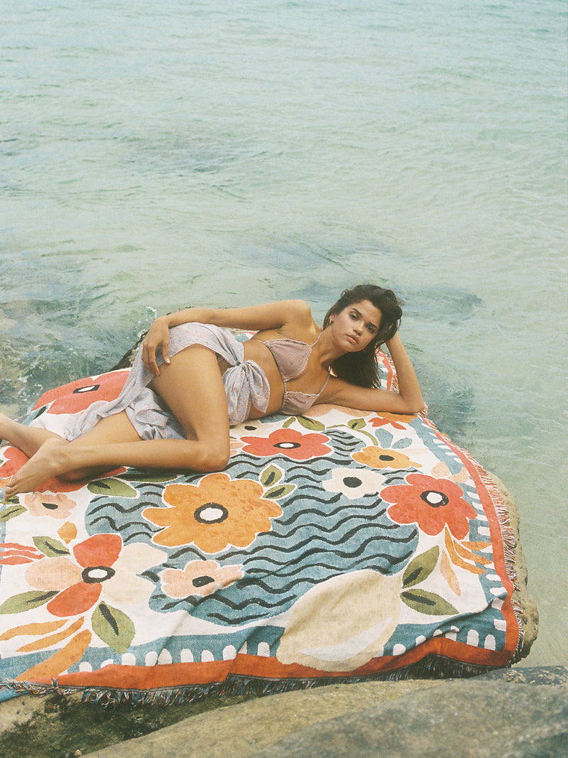 Woven Blanket | Flower Market